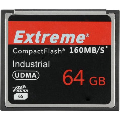 Extreme 64GB Compact Flash atminties kortelė, originali CF kortelė profesionaliems fotografams, videografams, entuziastams