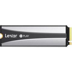 Lexar Play 2280 SSD 4To Avec dissipateur Thermique, PCle Gen 4x4 NVMe, piemērots PS5, ātrdarbība līdz 7400 Mo/s, Iekšējais SSD disks, augstas veiktspējas, saderīgs ar PS5