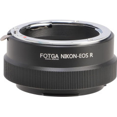 Hersmay objektīva montāžas adaptera gredzens Nikkor F montāžas objektīvam uz EOS R montāžas kameru priekš Canon EOS R RP R3 R5 R5C R6 R6 Mark II R7 R8 R10 R50 kamerām