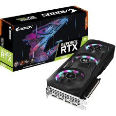 Gigabyte Aorus GeForce RTX 3060 Elite 12GB V2 LHR grafiskā karte, GV-N3060AORUS E-12GD V2