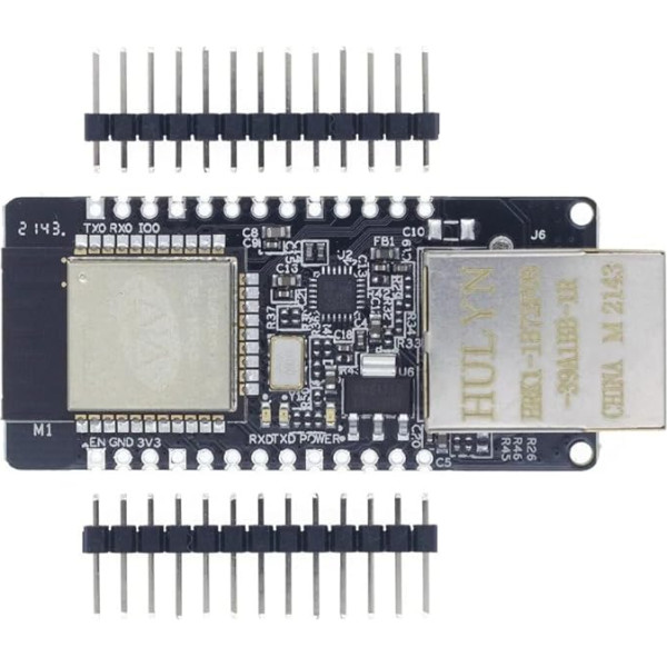 TECNOULAB 1 gabals WT32-ETH01 Iebūvēts sērijveida portu tīkls ESP32 Bluetooth WiFi Ethernet