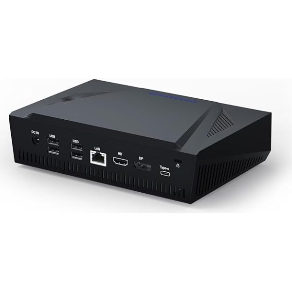 WEIDIAN Win 11 Pro Mini dators 11. paaudzes i9 11900H (līdz 4,90 GHz) 16 GB RAM 512 GB M.2 SSD 4K HD DP C tipa trīskāršs displejs Gigabit Ethernet Mini dators Atbalsta WIFI5 BT4.2 USB Biznesa birojs