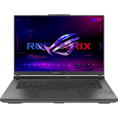 Игровой ноутбук ASUS ROG Strix G16 | 16-дюймовый IPS-дисплей 2.5k WQXGA 240 Гц/3 мс 16:10 | Intel Core i9-13980HX | 16 ГБ ОЗУ | 1 ТБ SSD | NVIDIA RTX 4080 | Windows 11 | Клавиатура QWERTZ | Eclipse Grey