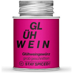 Palieciet Spiced! Karstvīna garšviela I Ideāli piemērots ziemai I Ideāli piemērots karstvīnam, Jager tējai, karstam sidram I Pildījuma svars 40 g | 170 ml Skrūvējamā kārba Izgatavota no skārda 100% pārstrādājama.