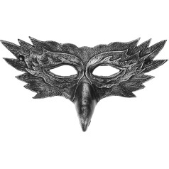 Cabilock Halloween Half Mask, Eagle Cosplay maskas maskas Masquerade Mask Wing Mask Nose Bird Beak Cosplay acu maskas karnevāla festivālam Party Supplies