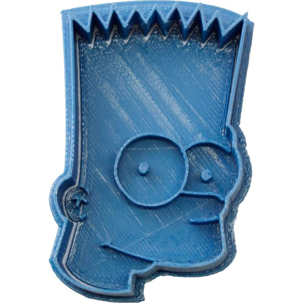 Cuticuter Simpsons Bart Cookie Cutter, zils, 8 x 7 x 1,5 cm