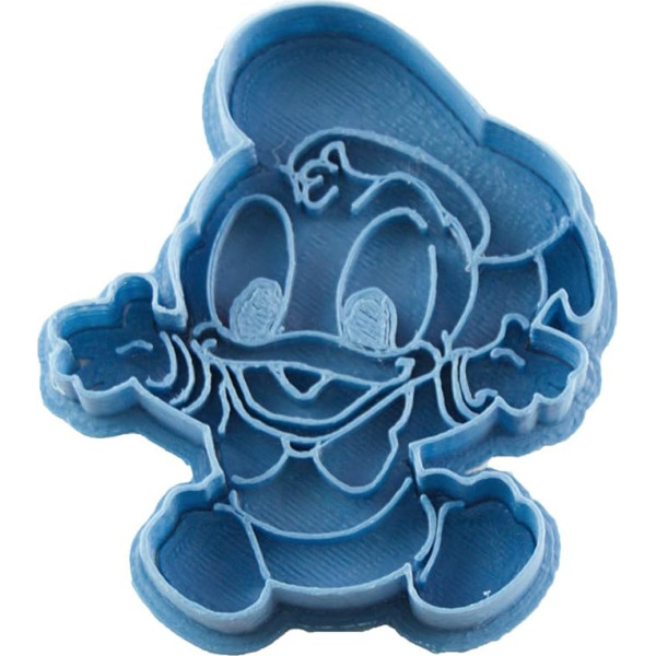 Cuticuter Donald Duck Disney dzeramo cepumu izgriezējs, zils, 8 x 7 x 1,5 cm