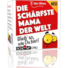 Schlump-Chili Spilgtākā mamma pasaulē - smieklīgs dāvanu komplekts sievietēm. Forša dāvana mammai, piemēram, dzimšanas dienā, Ziemassvētkos, Mātes dienā.