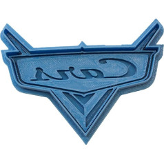 Cuticuter Cars Logo Cookie Cutter, zils, 8 x 7 x 1,5 cm