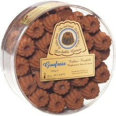 Goufrais šokolādes konditorejas izstrādājumi Finest Bundt Cake Chocolates Šokolādes dāvanu komplekts Trifeļu kakao konditorejas izstrādājumi Praline apaļa kaste 500 g