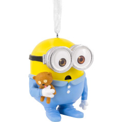 Hallmark Bob the Minion Hanging Ornament, Minions Tree Decoration, sveķu dekori, Ziemassvētku piekaramais ornaments, dāvanas Ziemassvētkiem, Despicable Me