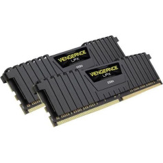 Atmiņa ddr4 vengeance lpx 16gb/3200(2*8gb) black cl16 ryzen mem kit