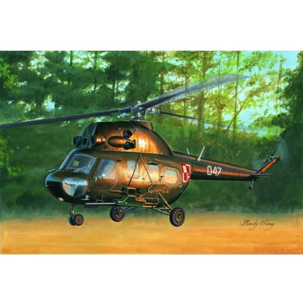 Plastikāta modelis mil mi-2us hoplite kājnieks