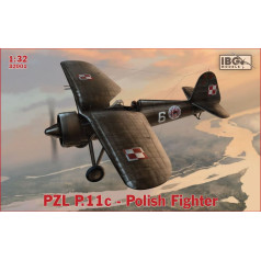 Plastikāta modelis, lai samontētu pzl p.11c poļu cīnītājs 1/32