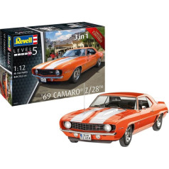 Plastmasas modelis 69 chevy camaro 1/12