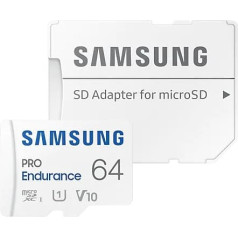 Карта памяти microsd mb-mj64ka/eu pro endurance 64gb + адаптер