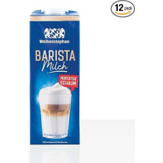 Weihenstephan Barista piens 3% tauku, izturīgs pilnpiens (12 x 1L)