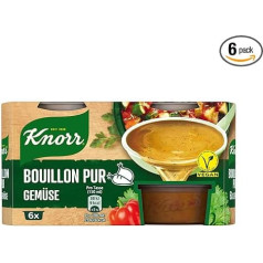 Knorr dārzeņu buljons tīrs ar pilnu garšu Vegan 6 x 28 g