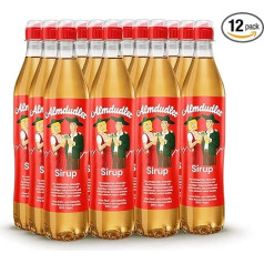 Almdudler Alpine Herb Syrup - 12 x 700 ml dzērienu sīrups - pagatavo aptuveni 7 litrus zāļu limonādes - zāļu aromatizētai limonādei.