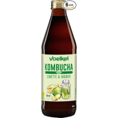 Voelkel Organic Kombucha Lime Ginger (6 x 330 ml)