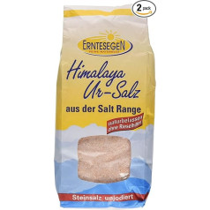 Erntesegen Original Salt from the Salt Range Pakistan, Pack of 2 (2 x 1 kg)