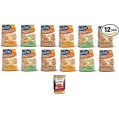 Riso Scotti TestPaket Nekad bez baltās kukurūzas, rozmarīna, trīs pākšaugu 12 x 60 g + itāļu gardēžu mīkstums 400 g