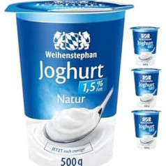 Weihenstephan Jogurts 1,5% 500 g x 4 gab.