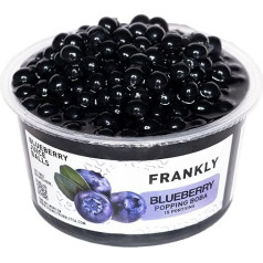 FRANKLY Popping Boba - burbuļtējai, jogurtam, kūkām un desertiem (Melleņu, 450 g)