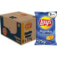 Lay's Paprika, 8 gabaliņu iepakojums (8 x 175 g)