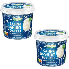 Weideglück Greek Style Cream Yoghurt 10% Fat 1000 g x 2 gabali [Svaiguma garantija]