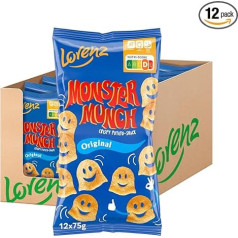 Lorenz Monster Munch Original Pack of 12 (12 x 75 g)