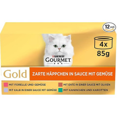 Purina Gourmet Gold Delicate Nibbles In Sauce, Kaķu barība prasīgiem kaķiem, Mājdzīvnieku barība, Konservi, mitrā barība