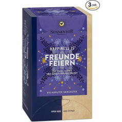 Sonnentor organiskā tēja Friends Celebrate Tea Happiness Is, 3 gab. (3 x 27 g)