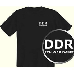 ostprodukte-versand T-krekls DDR I WAR DABEI Black - ONostalgia - DDR Traditional Products