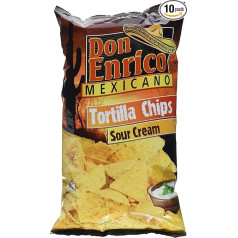 Don Enrico Tortilla Chips Sour Cream, 10 x 175 g