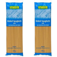 Rapunzel Speltas spageti speltas spageti Light no Vācijas (2 x 500 g)