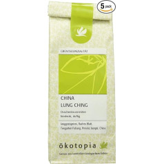 Ökotopia Green Tea Specialty China Lung Ching, 5 gab. iepakojums (5 x 50 g)