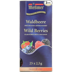 Meßmer ProfiLine Wild Berry 25 x 2,5 g 3 x 63 g iepakojums