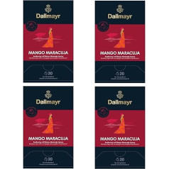 4 x Dallmayr Rooibos Mango Passion Fruit 20 piramīdas pa 2,5 g katra