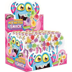 JOHNY BEE® Windmill Monster Snack 5 krāsainas lutkas (30 x 16 g)