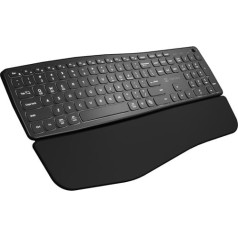 Tastatūra porifera us bezvadu bluetooth + 2.4ghz