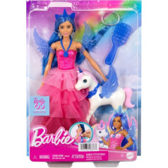 Barbie princese safīra lelle + spārnotais vienradzis