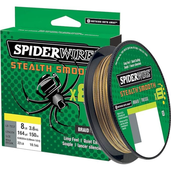 Spiderwire Stealth Smooth 8 Pīta aukla 300m