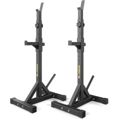 TREX SPORT TX-090S Squat Rack statīvs hanteļu statīvs ar regulējamu augstumu, statīvs ar svaru līdz 200 kg