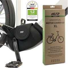 NC-17 EBike Motor Protection 4.0 XL, Neoprene, for All Standard Mid Engine Models with Battery in Down Tube, E Bike Rain Cover, Transport Protection, Shimano, Specialized, Bafang, Bosch, Brose, Yamaha