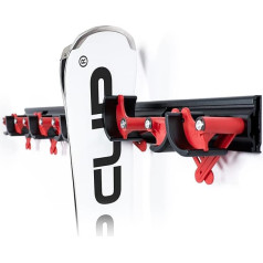 Flip Clip Regular5 A | Universal Mount | Ski Mount | Snowboard Mount | Wall Mount | Device Holder | Tool Holder | Made of Aluminium and Fibreglass Reinforced Plastic