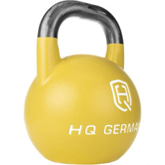 HQ Germany® Competition Kettlebell | 8-36 kg | Komplekti | Nerūsējošā tērauda rokturis | ±200 g svara tolerance | Pulvera pārklājums