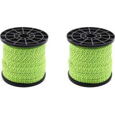 MINIDAHL 2 gab 4mm 50M / 16.4Ft Glow In The Dark Reflective Tents Rope Tents Cord Camping Cord