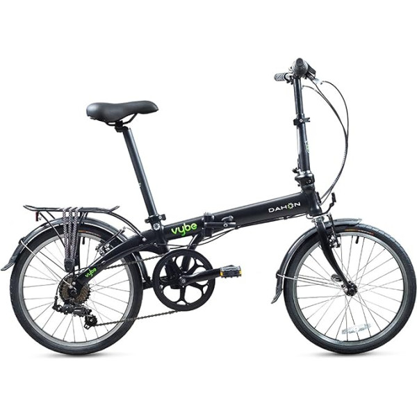 Dahon Bicicleta Vybe D7 Black Saliekamais velosipēds, 145-185 cm