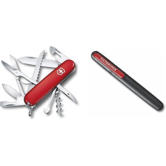 Victorinox Huntsman kabatas nazis 15 funkcijas Šķēres Zāģa zāģis Skrūvgriezis Sarkans